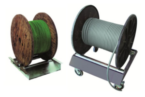 TROMBOI 500-1400 Manual Cable Drum Dereelers up to 1500Kgs